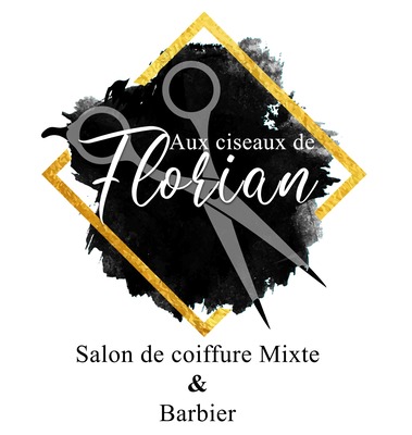 Creation logo Aux Ciseaux de Florian 68 Morschwiller-le-Bas près de Mulhouse